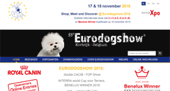 Desktop Screenshot of eurodogshow.be